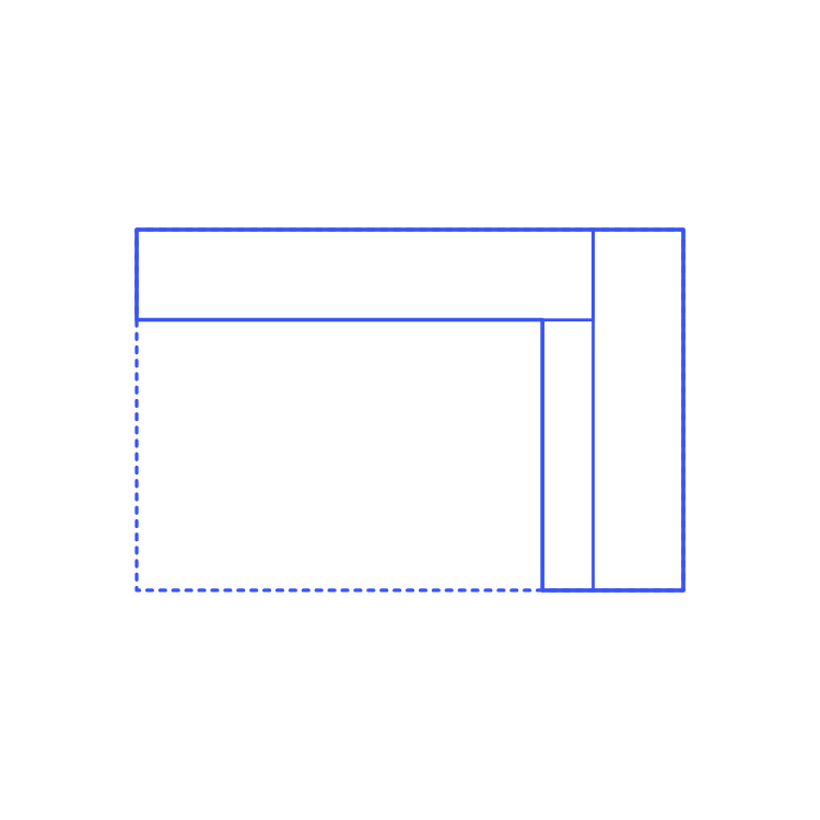 Layouts Pantries Butler Open L Shape 1 Side End Outline Drawing Svg Vector Free Vectors